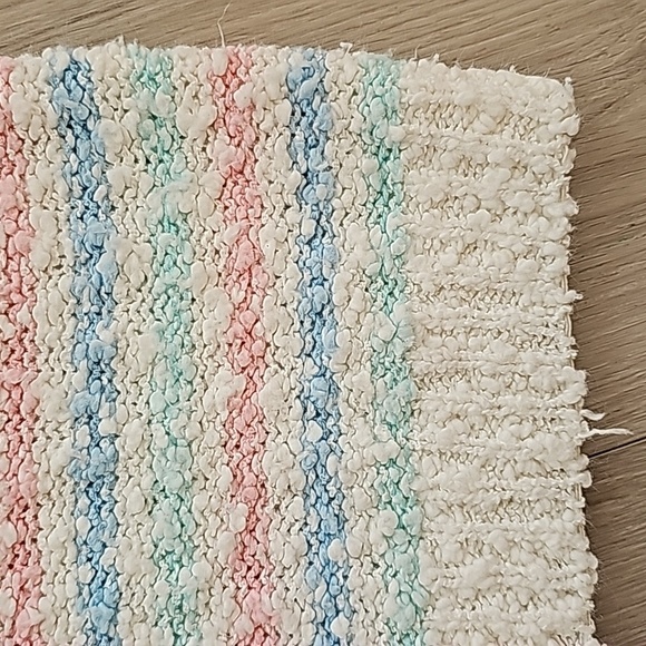 Vintage Soft Girl Pastels Eclectic Grandpa Knubby Pastel Sleeveless Top, Med - Picture 4 of 11